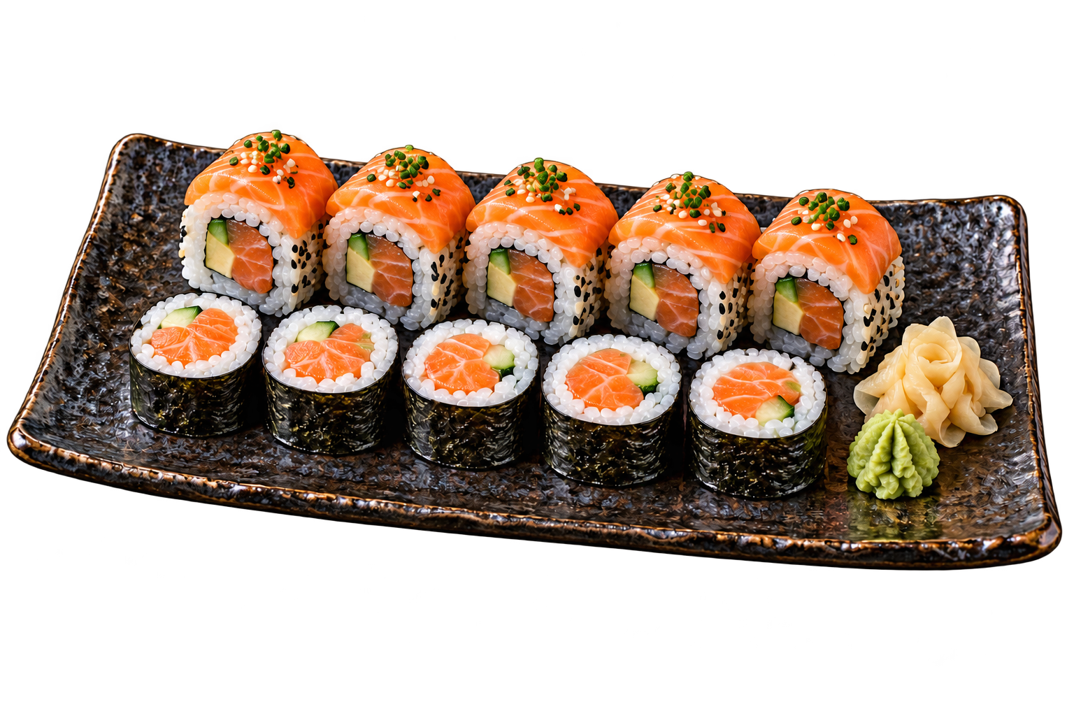 Sushi presentation